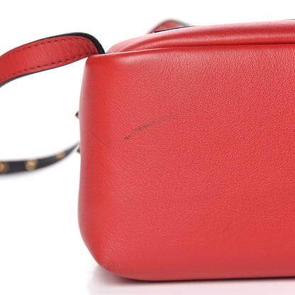 MCM Calfskin Mini Duchess Polke Studs Backpack Red 14 of 18
