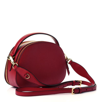 Prada Saffiano Lux Odette Crossbody Fuoco 2 of 4