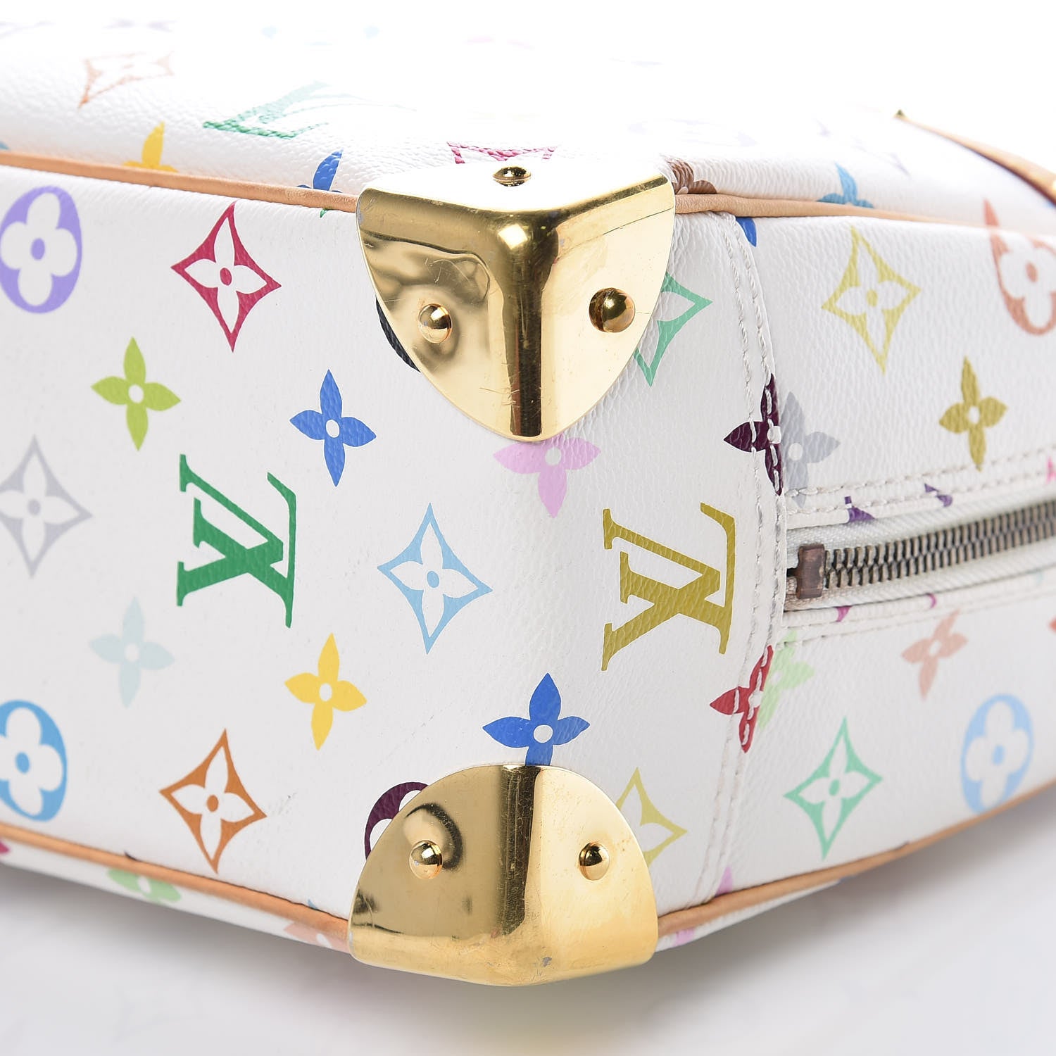 Louis Vuitton Monogram Multicolor Trouville White 12 of 19