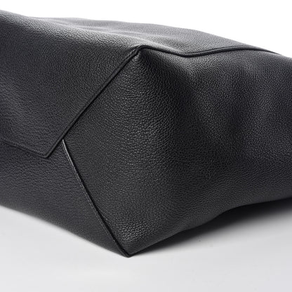 Celine Soft Grained Calfskin Medium Belt Cabas Phantom Black 6 of 9