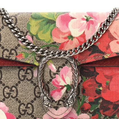 Gucci GG Supreme Monogram Blooms Super Mini Dionysus Shoulder Bag Beige Multicolor Dry Rose 7 of 11
