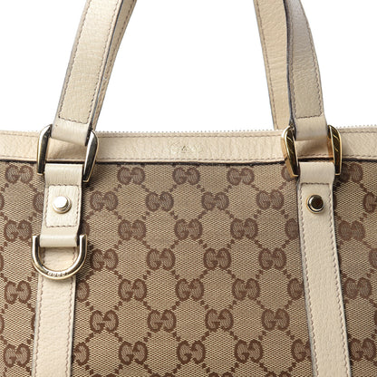 Gucci Monogram Small Abbey Tote Off White 23 of 23