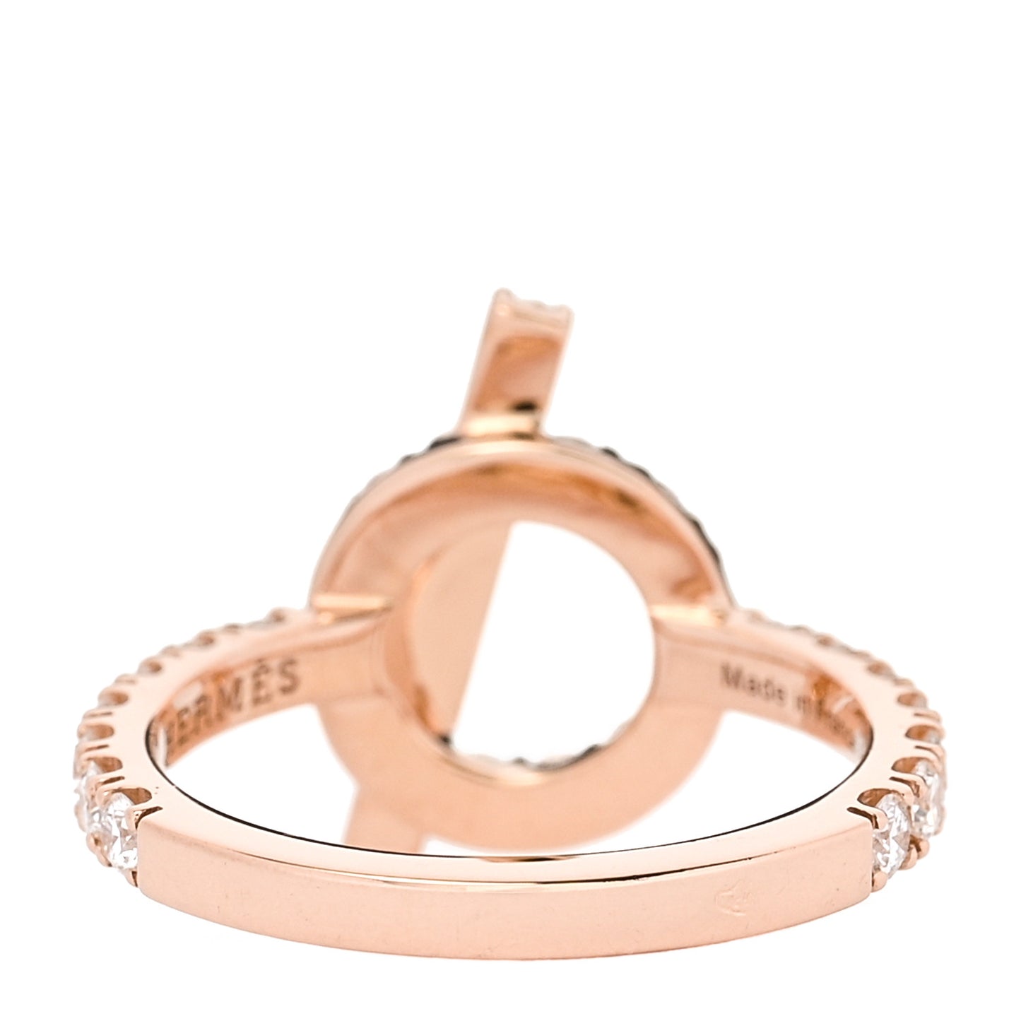 18K Rose Gold Diamond Finesse Ring 50 5.25