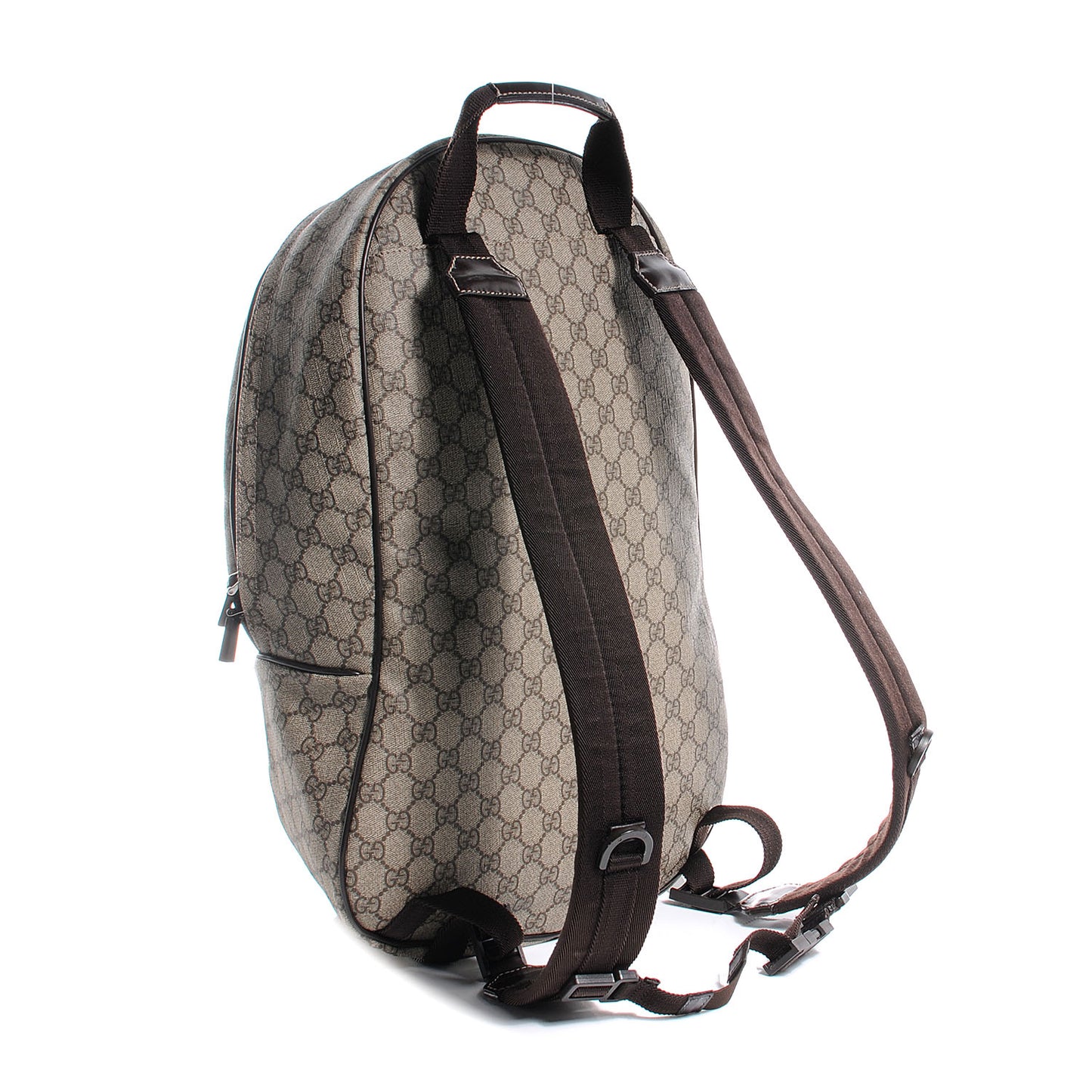GG Plus Interlocking G Travel Backpack Beige Ebony