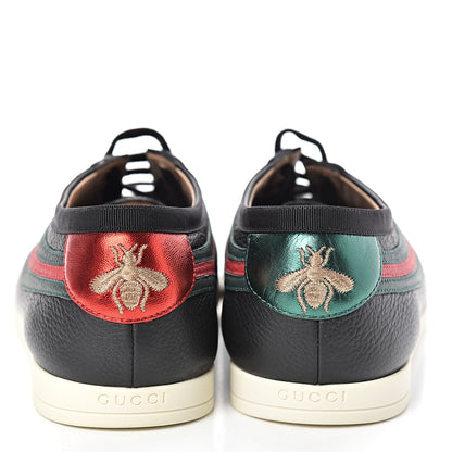 Gucci Calfskin Mens Falacer Sneakers 8.5 Nero Black 8 of 10