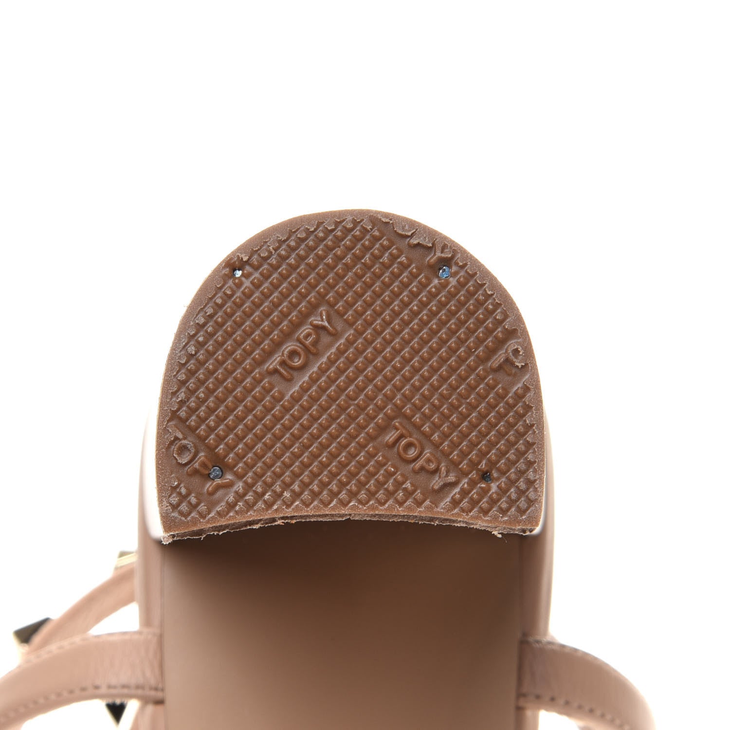 Valentino Garavani Calfskin Rockstud 90mm City Sandals 41 Poudre 8 of 12