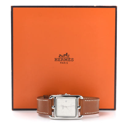 Hermes Stainless Steel Barenia 29mm Cape Cod Quartz Watch Fauve 7 of 7
