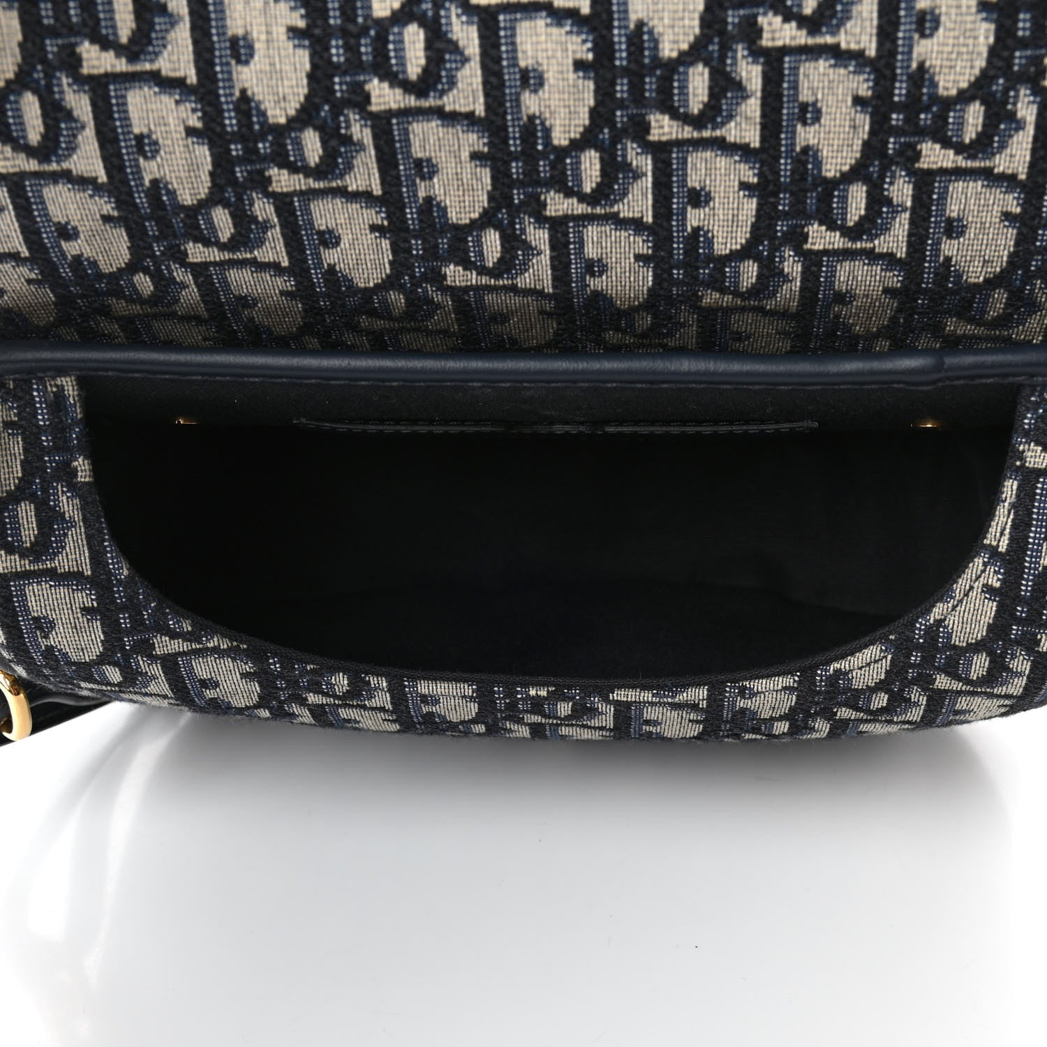 Christian Dior Oblique Medium Bobby Flap Blue 4 of 4
