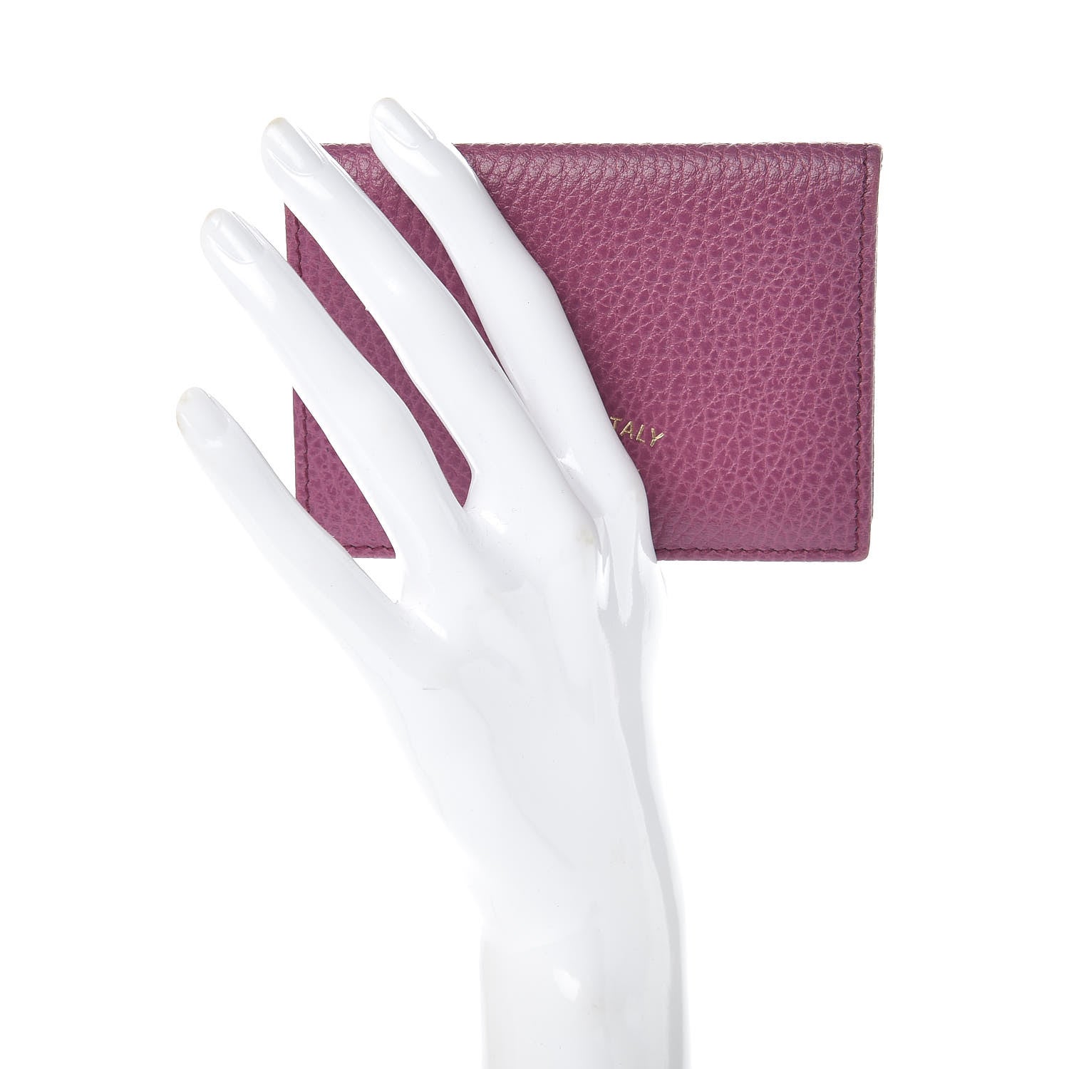 Gucci Dollar Calfskin Swing Train Pass Card Case Peonia Flower 2 of 8
