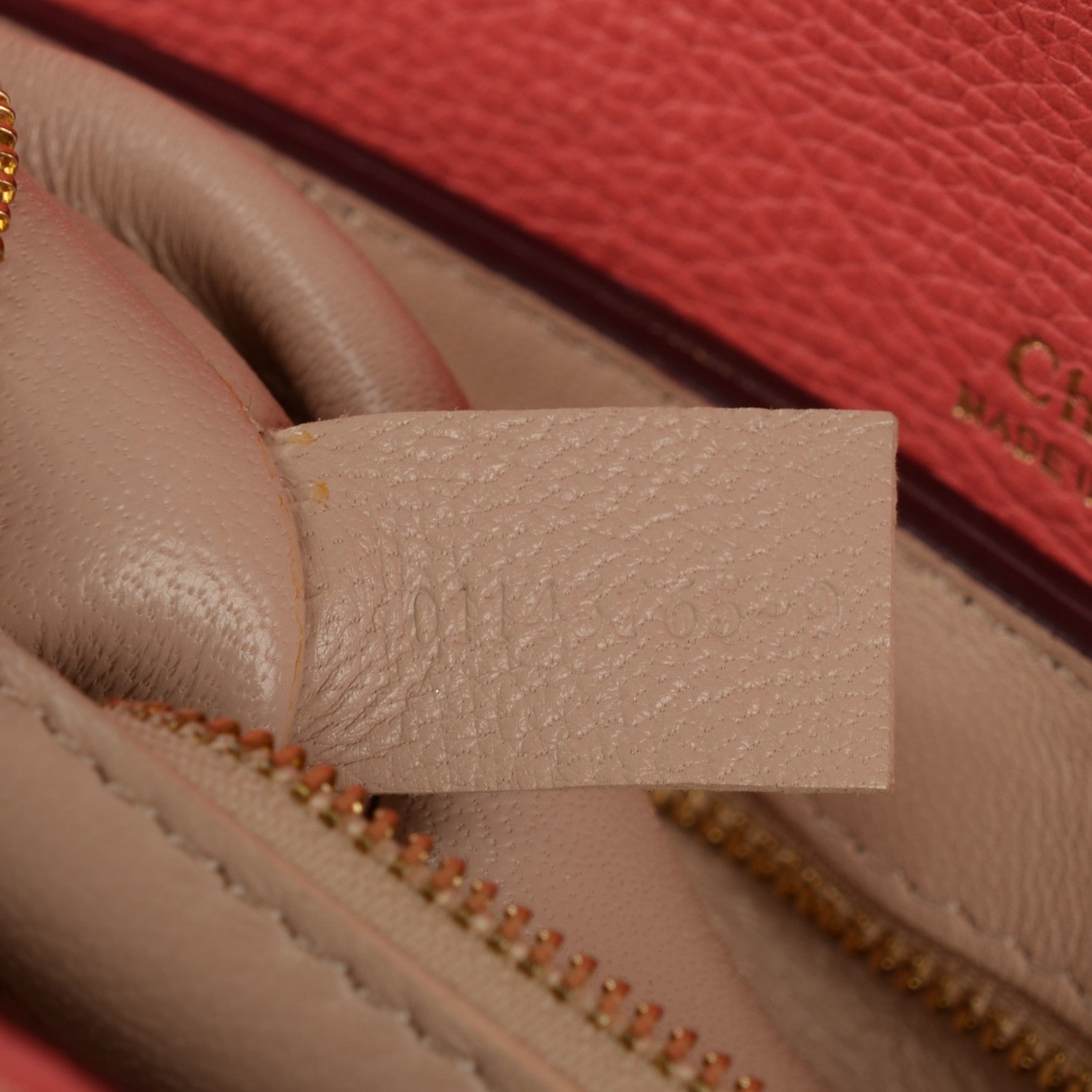 Chloe Calfskin Medium Clare Shoulder Bag Star Red 6 of 7