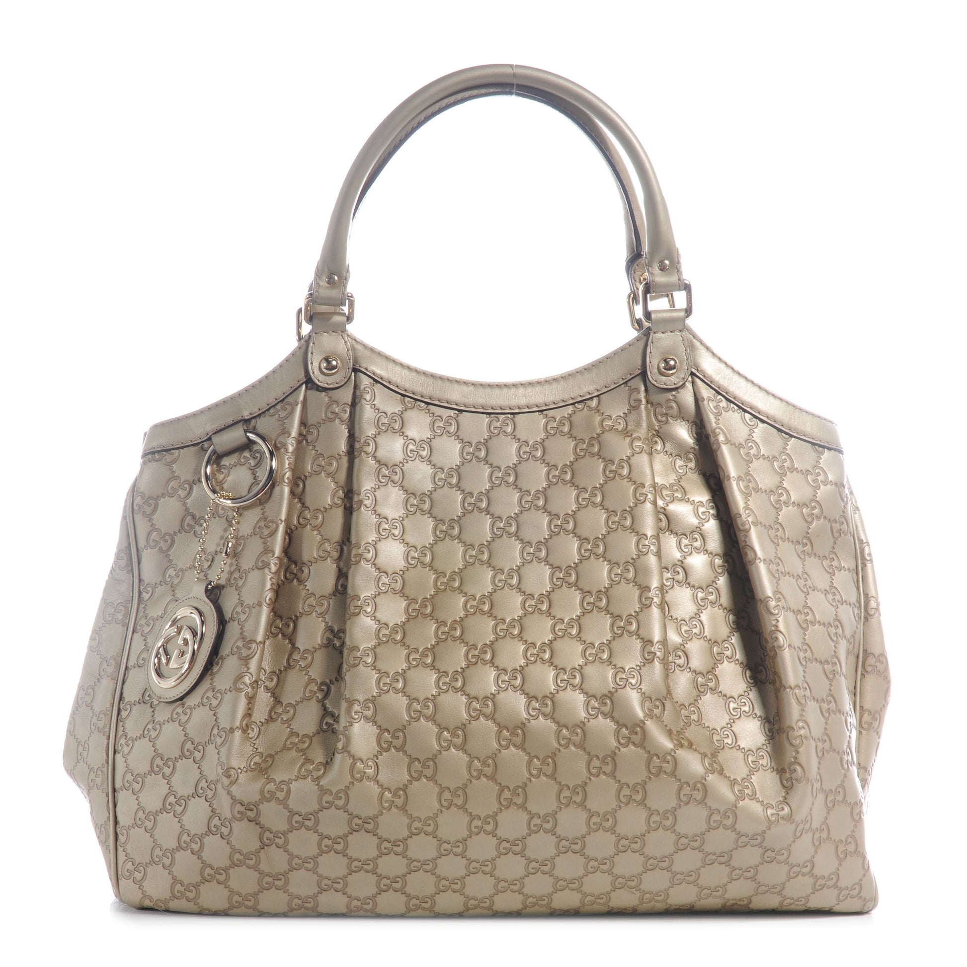 Gucci Guccissima Large Sukey Champagne 1 of 7