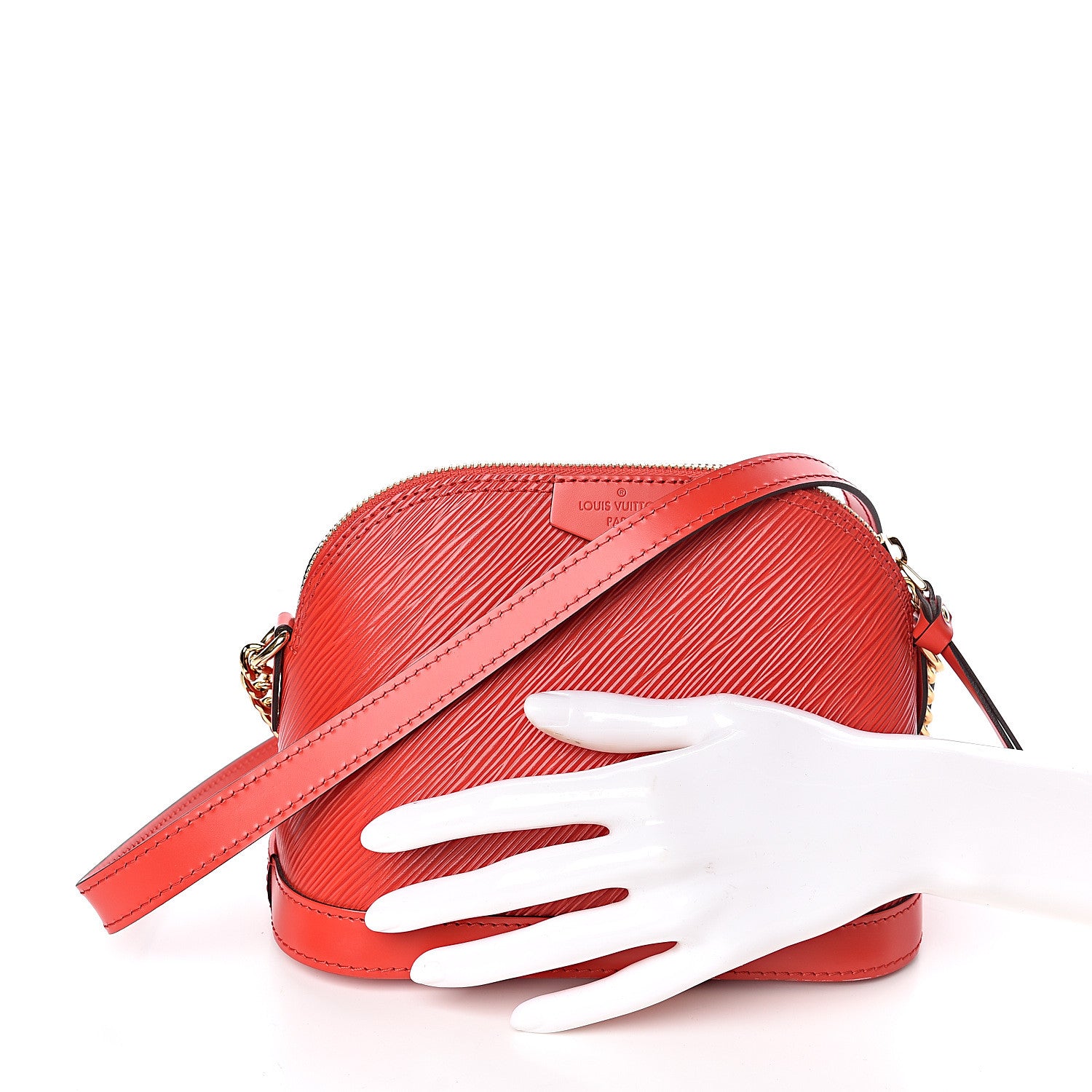 Louis Vuitton Epi Alma Mini Coquelicot 2 of 10