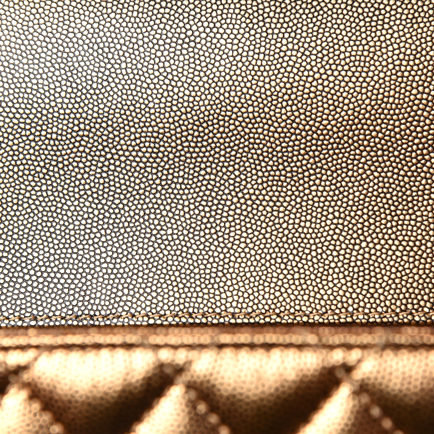 Chanel Metallic Caviar Quilted Small Coco Handle Flap Gold 11 of 14