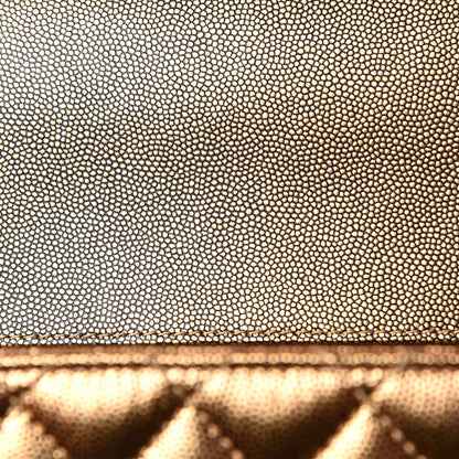 Chanel Metallic Caviar Quilted Small Coco Handle Flap Gold 11 of 14
