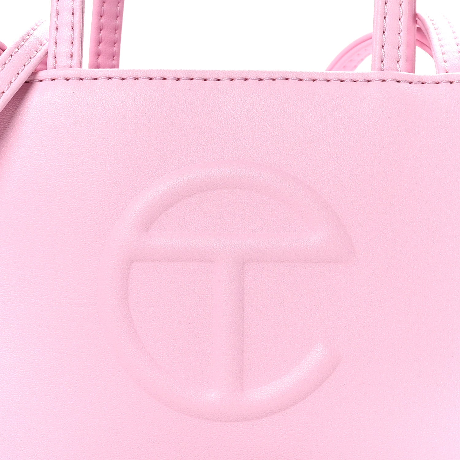 Telfar Vegan Leather Small Shopping Bag Bubblegum 7 of 9