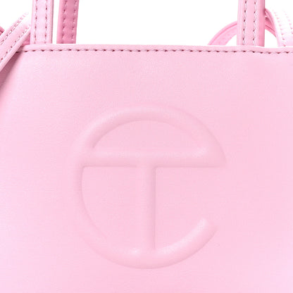 Telfar Vegan Leather Small Shopping Bag Bubblegum 7 of 9