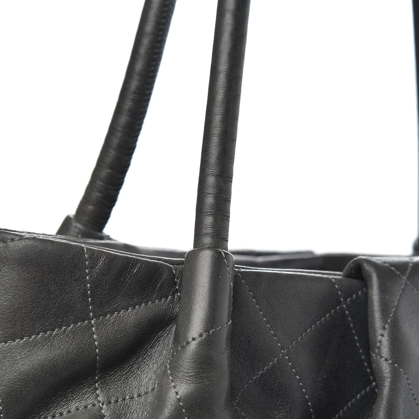 Calfskin Small Sloane Square Tote Black