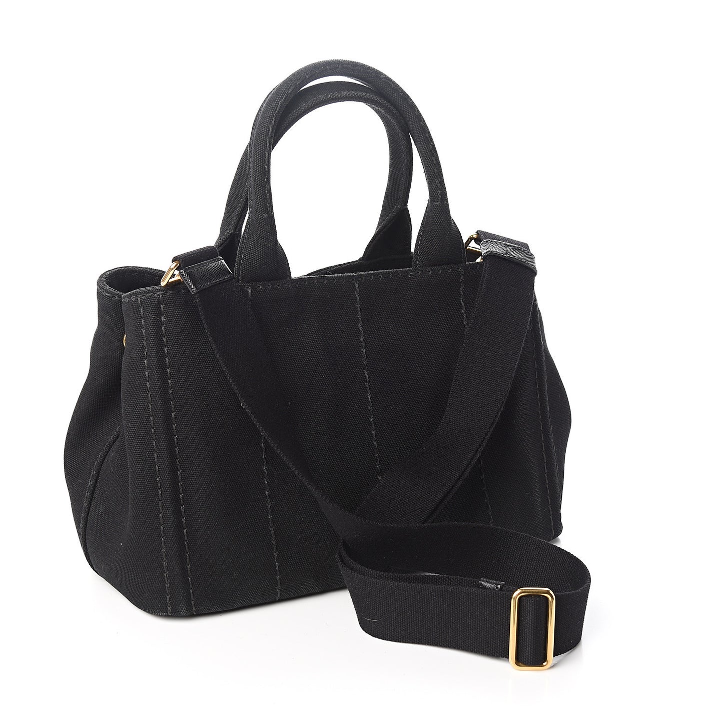 Canapa Small Logo Tote Black