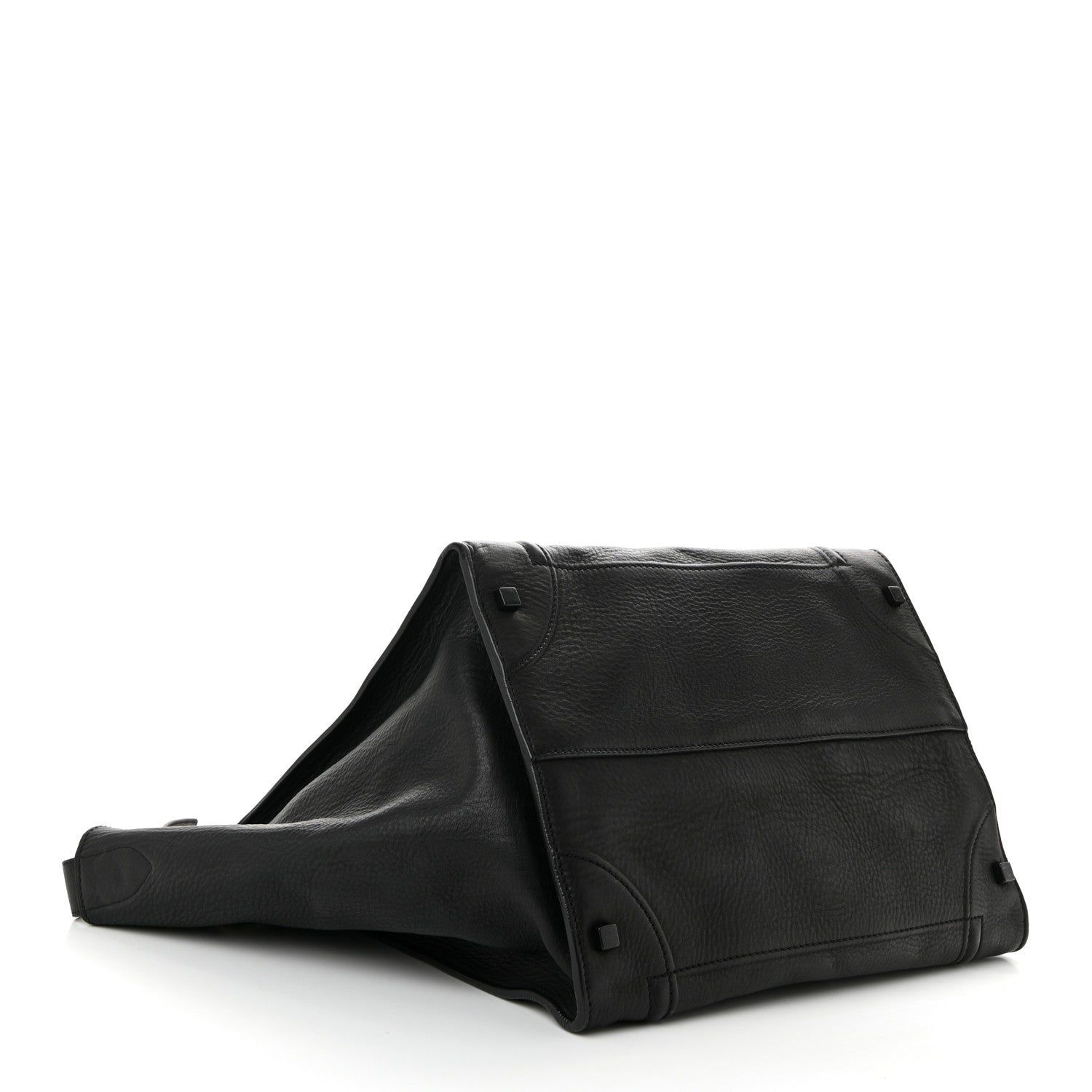 Celine Supple Calfskin Large Phantom Luggage Black 4 of 11