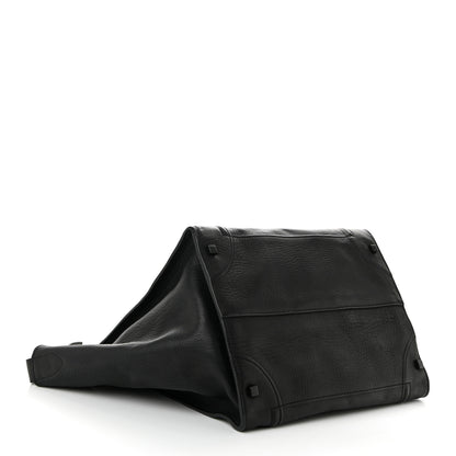 Celine Supple Calfskin Large Phantom Luggage Black 4 of 11