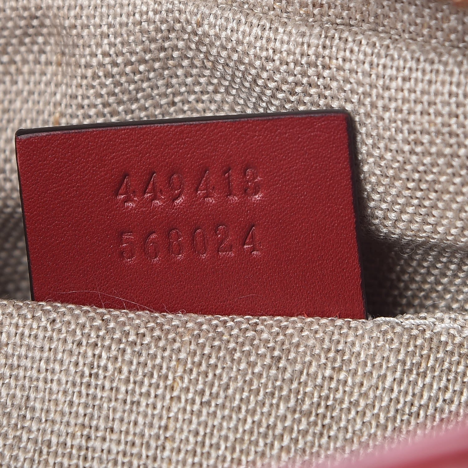 Gucci Microguccissima Mini Bree Messenger Bag Red 7 of 7