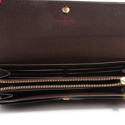 Louis Vuitton Damier Ebene Sarah Wallet 7 of 8