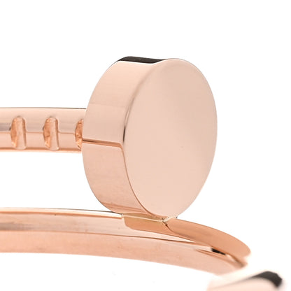 Cartier 18K Pink Gold Small Juste Un Clou Ring 59 8.75 4 of 5
