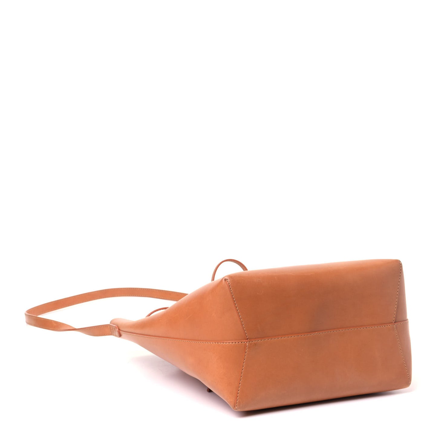Vegetable Tanned Calfskin Bucket Bag Cammello Dolly