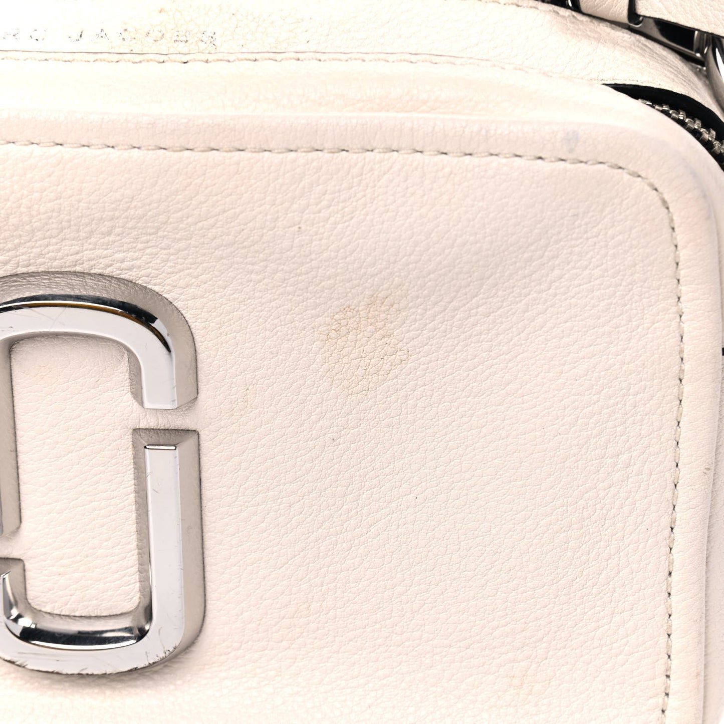 Supple Natural Grain Calfskin The Softshot 21 Bag Cream