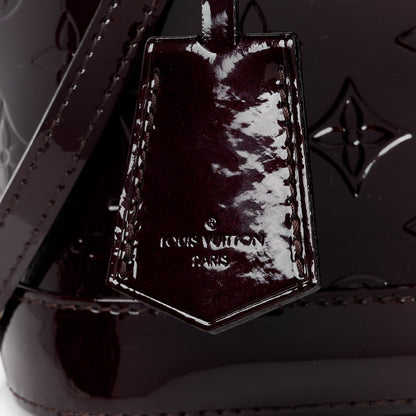 Louis Vuitton Vernis Alma BB Amarante 8 of 12