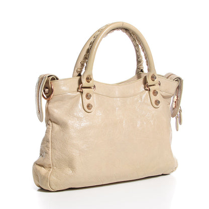 Balenciaga Agneau Giant 12 Rose Gold Hardware Town Praline 3 of 13
