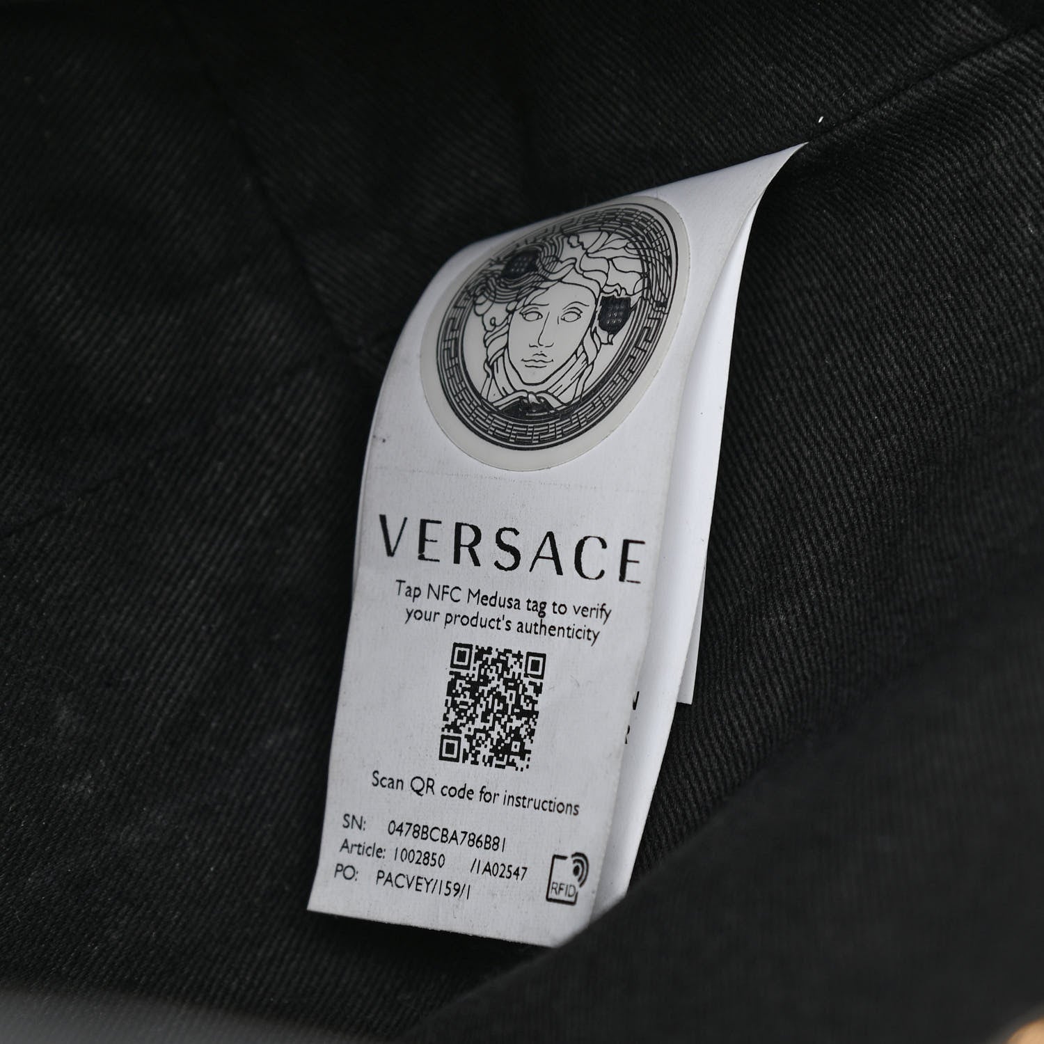 Versace Calfskin Monogram Smile Medusa Tote Multicolor 7 of 10