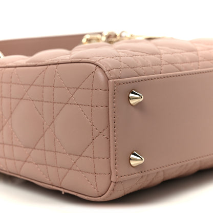 Christian Dior Lambskin Cannage Small My ABCDior Lady Dior Fard 9 of 10