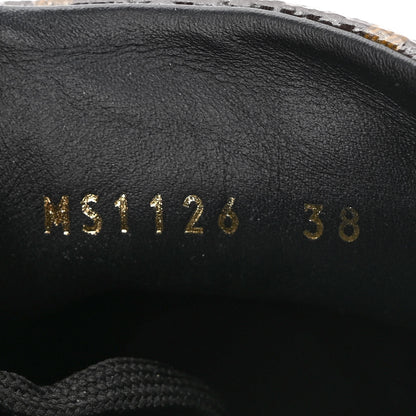 Louis Vuitton Patent Monogram Frontrow Sneakers 38 8 of 9
