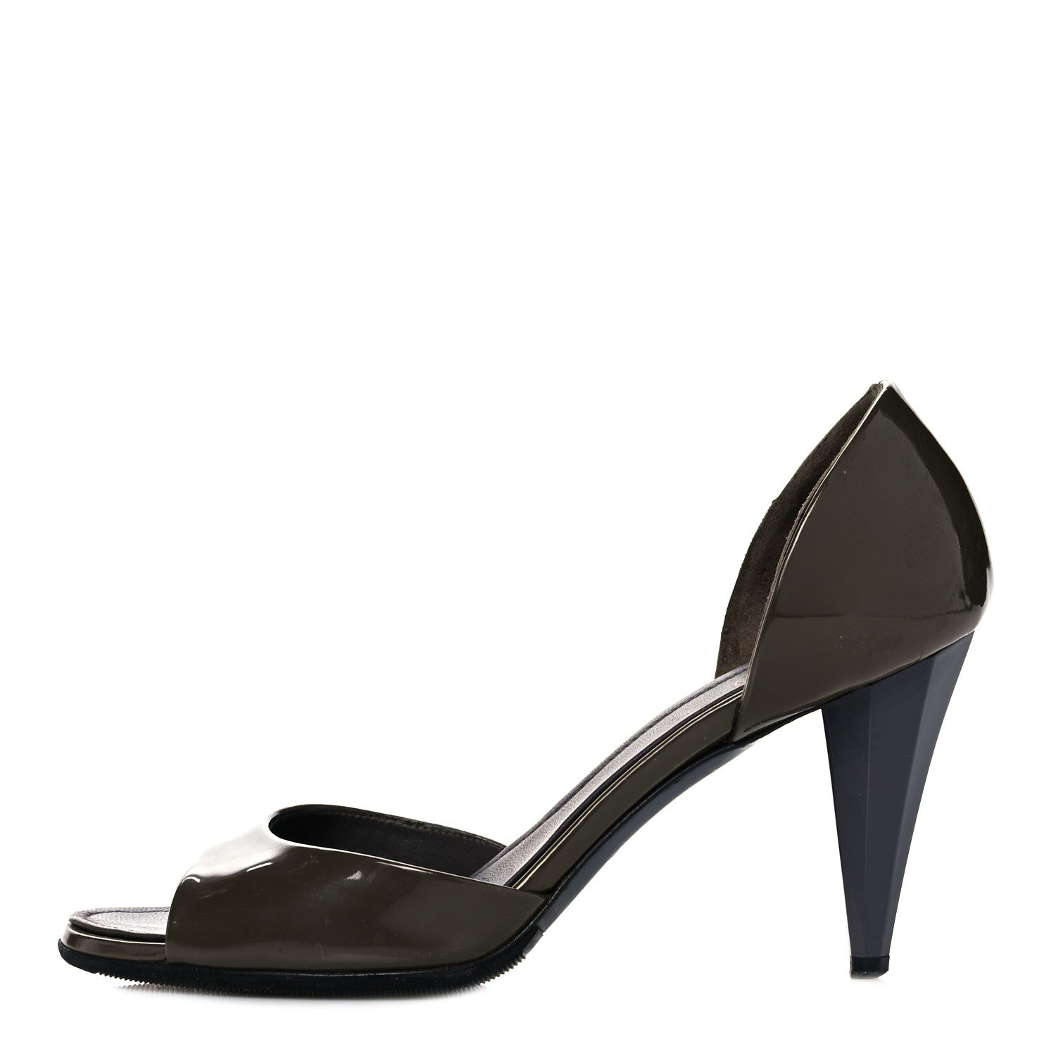 Chanel Patent CC Pumps 37 Green 1 of 13