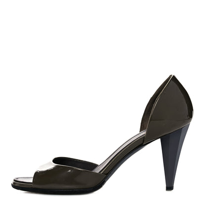Chanel Patent CC Pumps 37 Green 1 of 13