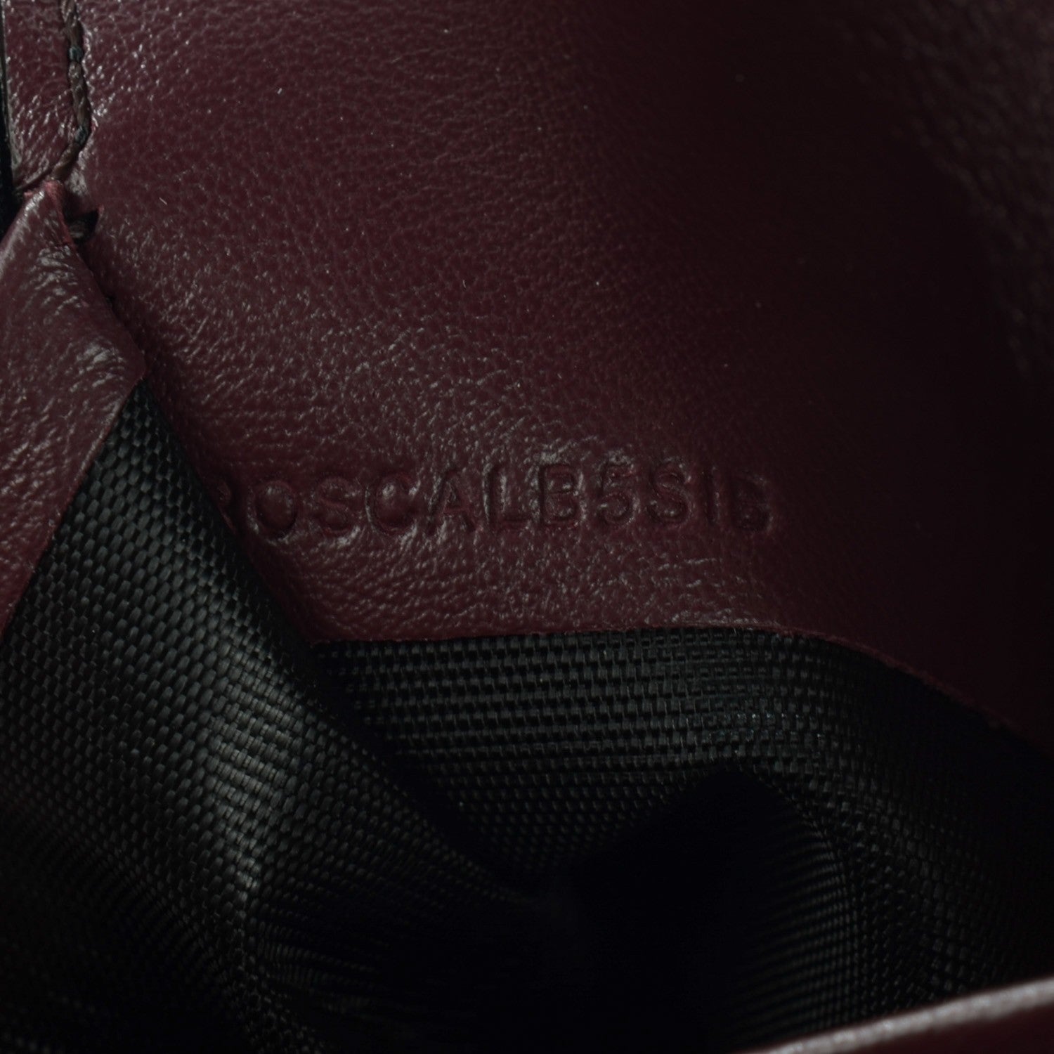 Burberry House Check Derby Peyton Crossbody Clutch Bag Mahogany Red 6 of 7