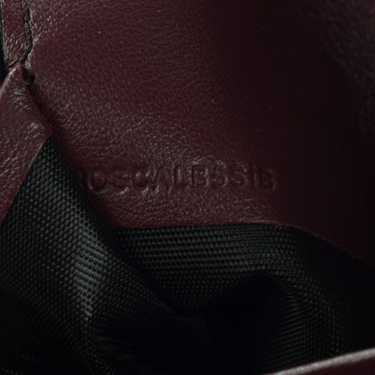 Burberry House Check Derby Peyton Crossbody Clutch Bag Mahogany Red 6 of 7