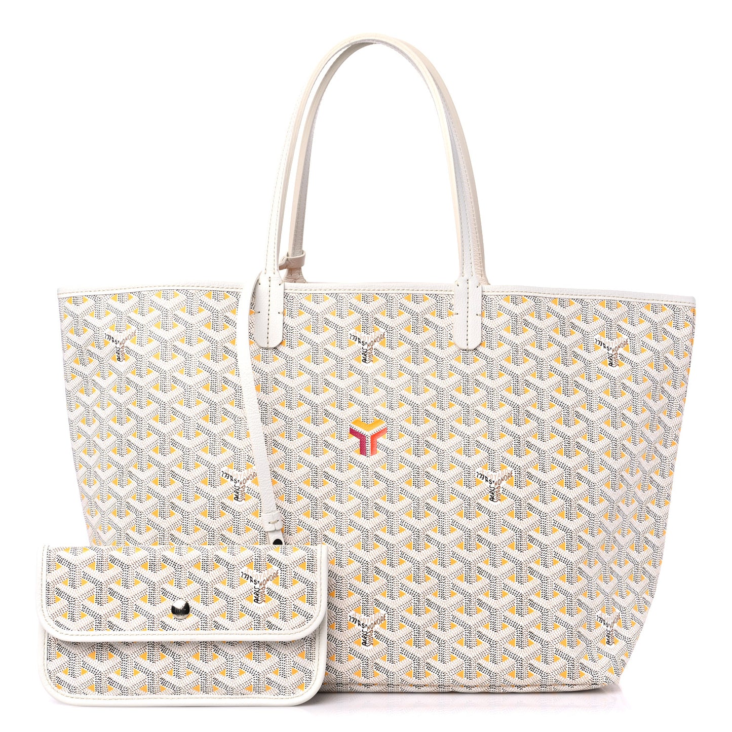 Goyardine Saint Louis Claire Voie PM White Yellow
