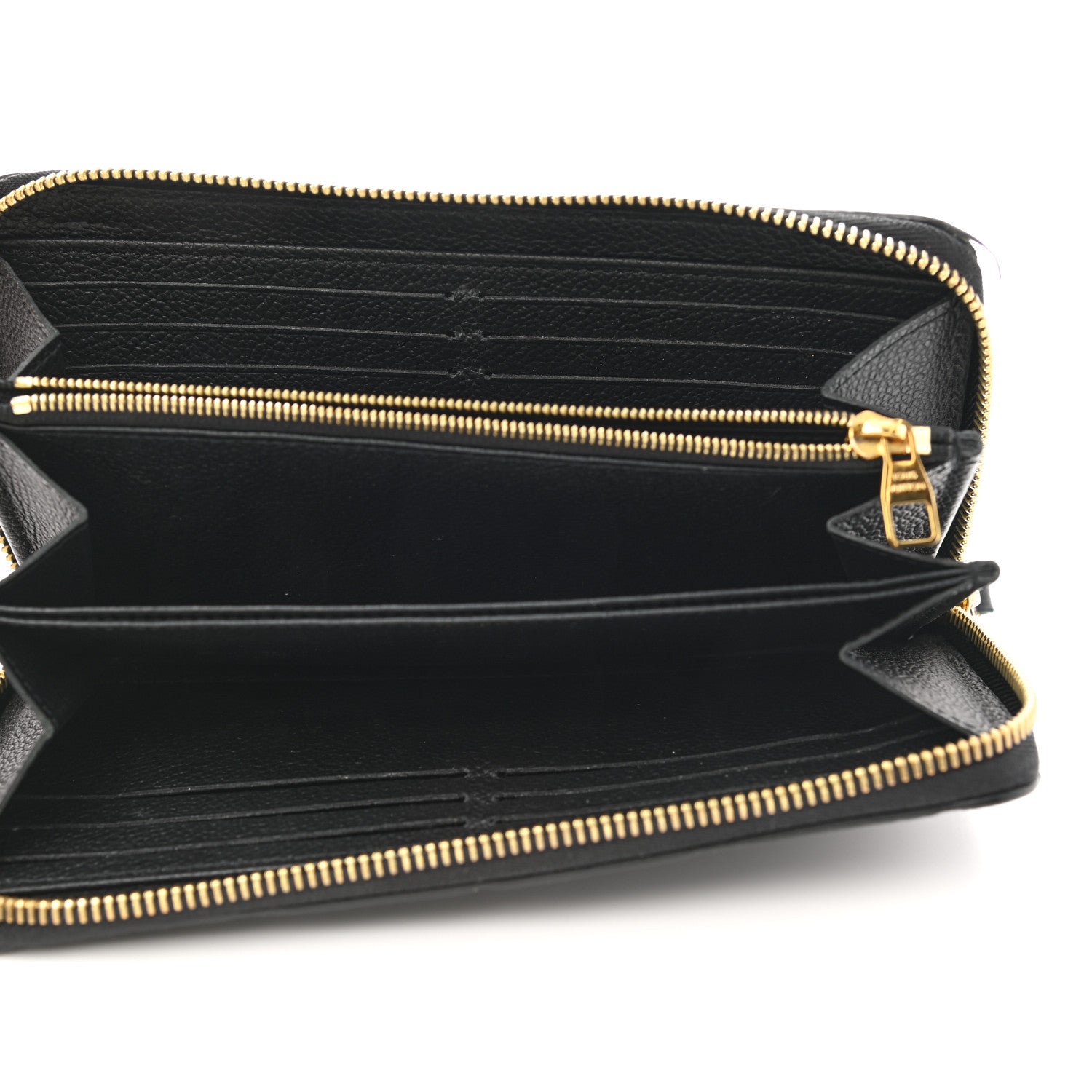 Louis Vuitton Empreinte Zippy Wallet Black 5 of 8