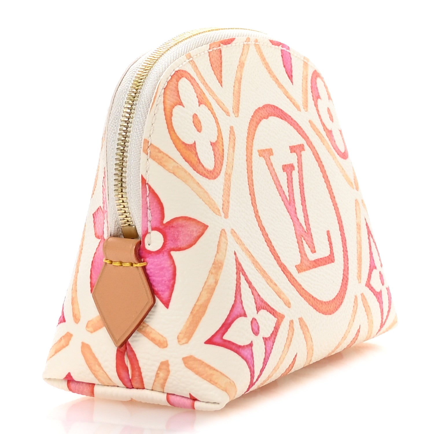 Louis Vuitton Monogram Tiles By The Pool Cosmetic Pouch Coral 3 of 7
