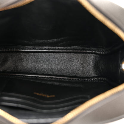 Saint Laurent SAINT LAURENT Grain De Poudre Matelasse Monogram Mini Lou Camera Bag Fog 4 of 9