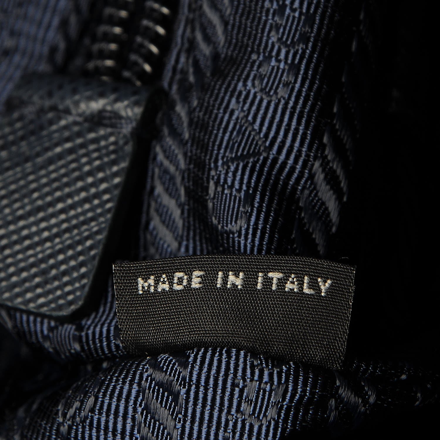 Prada Nylon Vela Saffiano Medium Cinch Backpack Baltico 8 of 8