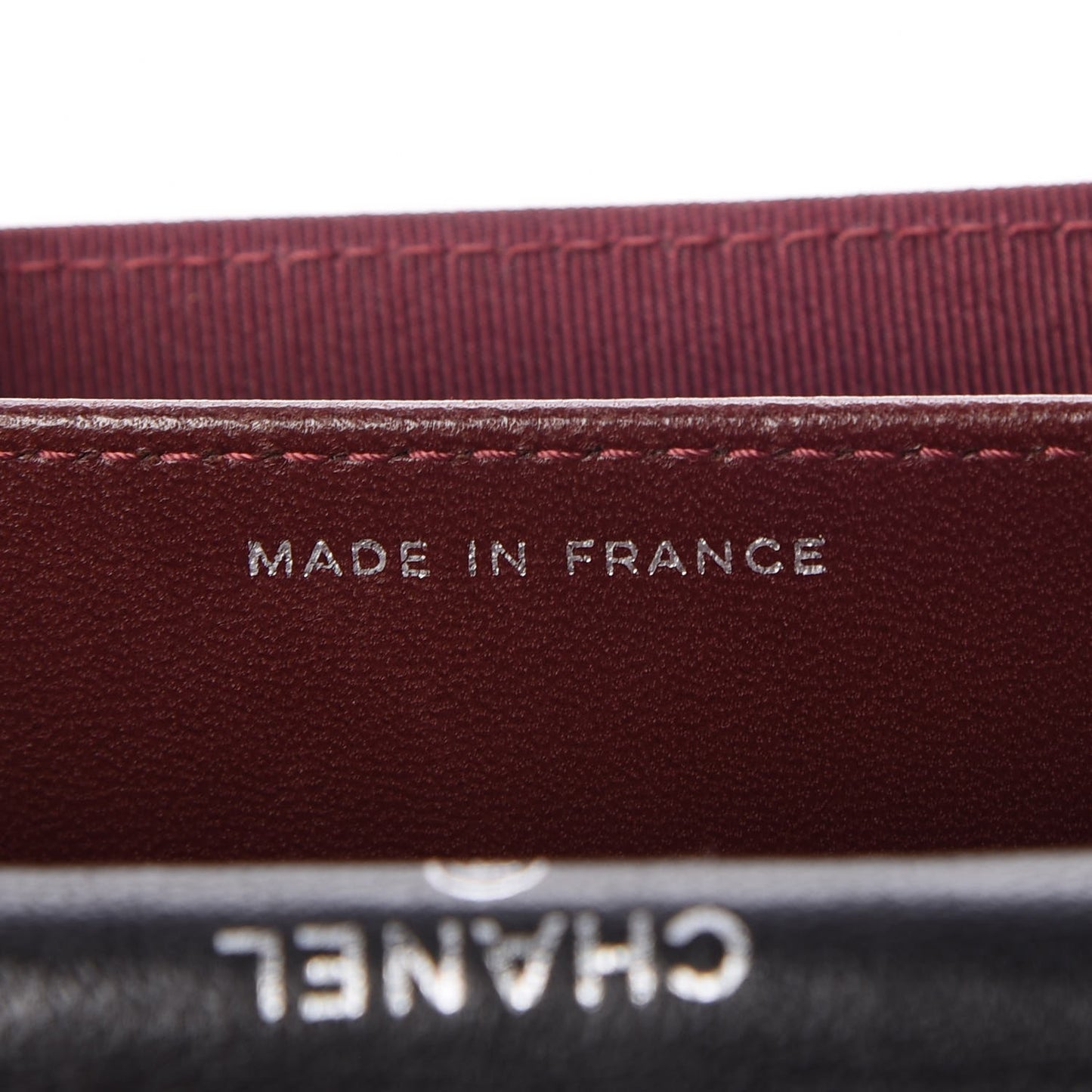 Lambskin Quilted Flap Card Holder Wallet Black
