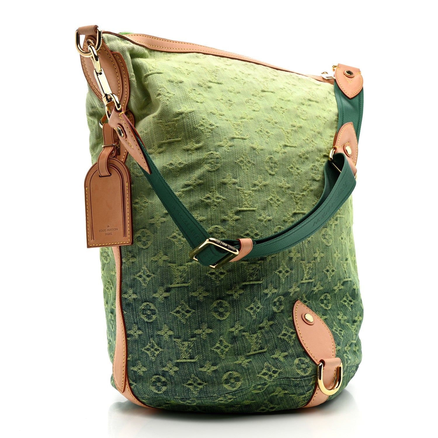 Louis Vuitton Denim Sunburst PM Messenger Vert 3 of 14