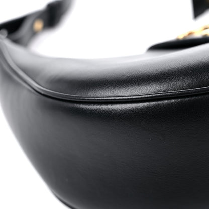 Celine Smooth Calfskin Ava Triomphe Soft Bag Black 6 of 12
