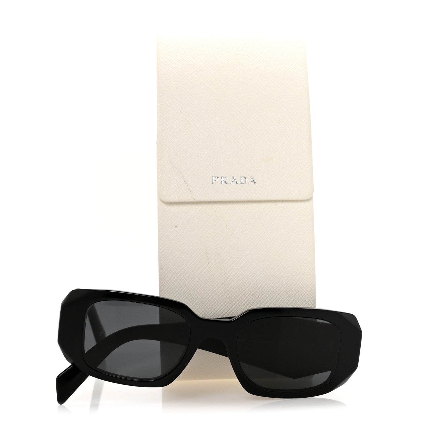 Prada Acetate Symbole Sunglasses SPR 17W Black 16 of 16