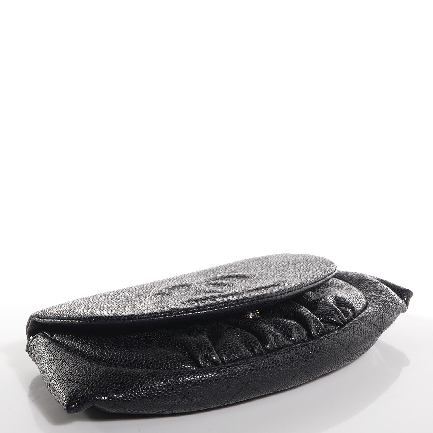 Chanel Caviar Half Moon Wallet On Chain WOC Black 4 of 8