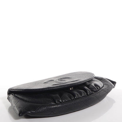 Chanel Caviar Half Moon Wallet On Chain WOC Black 4 of 8