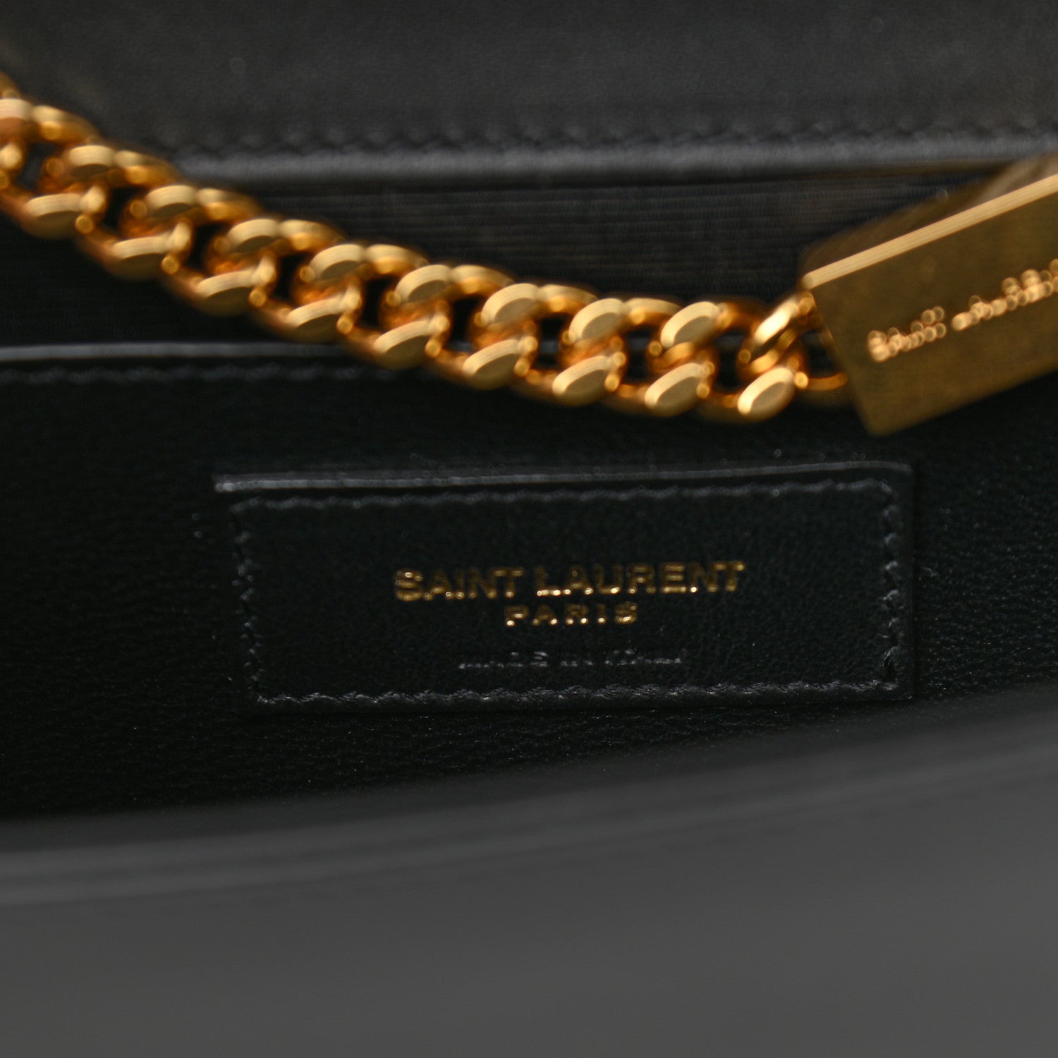 Saint Laurent Calfskin Small Monogram Kate Satchel Black 7 of 11